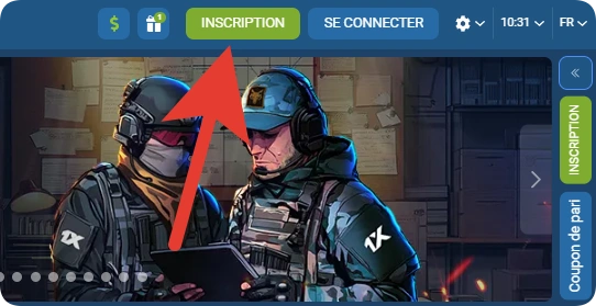 inscription sur 1xbet via les réseaux sociaux